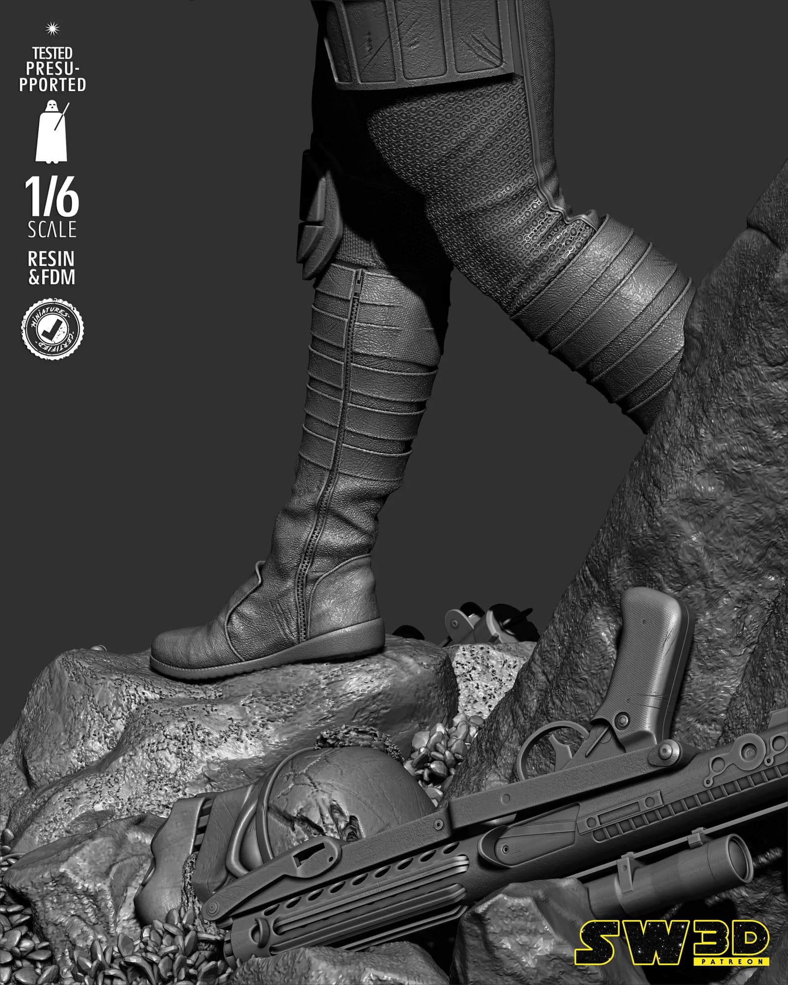 STL - Escultura de Cara Dune