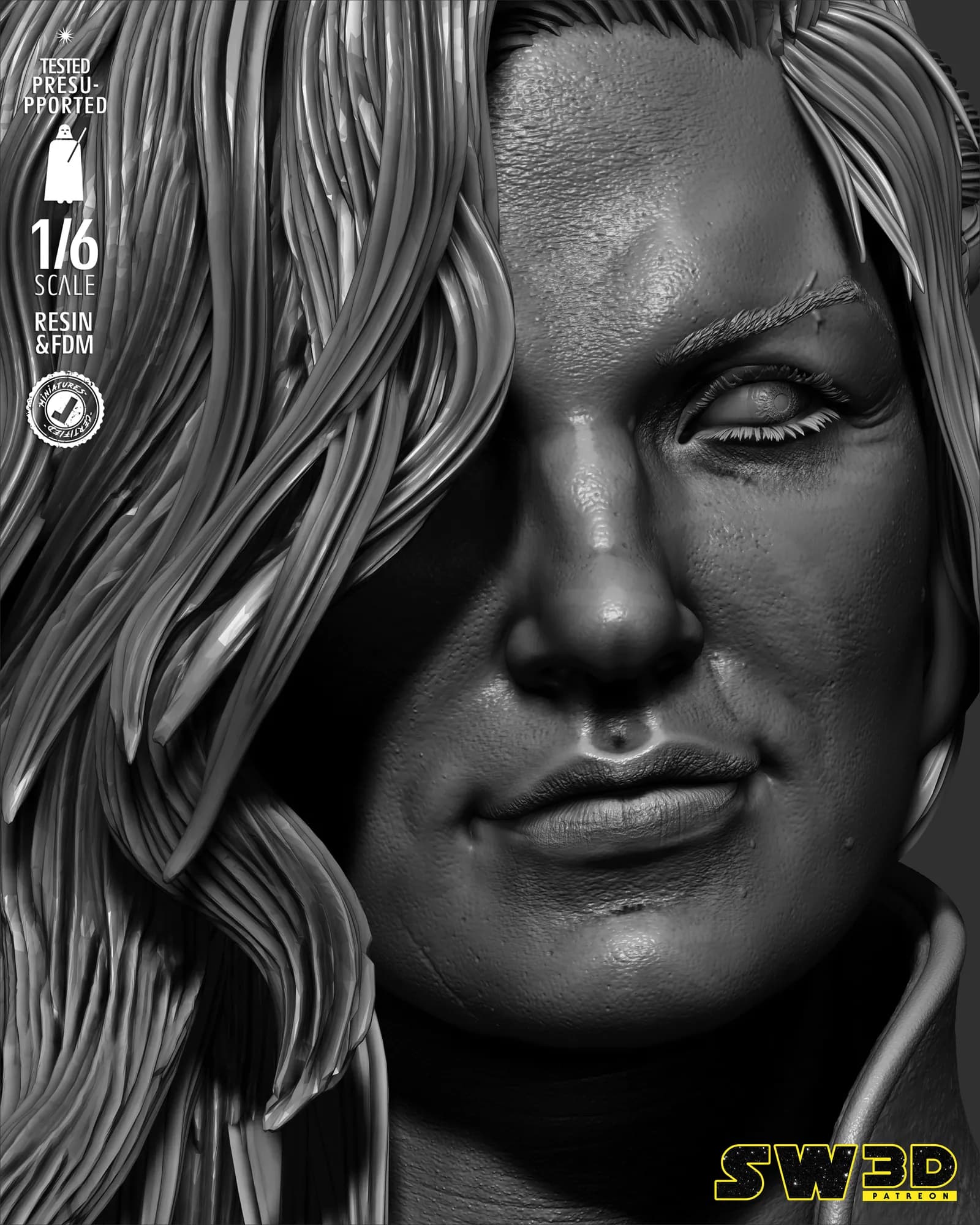 STL - Escultura de Cara Dune