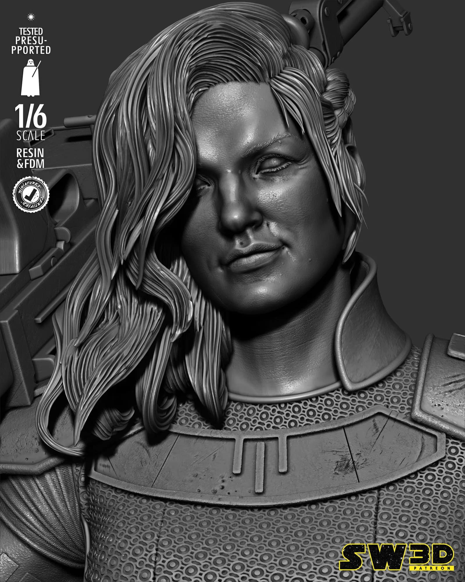 STL - Escultura de Cara Dune