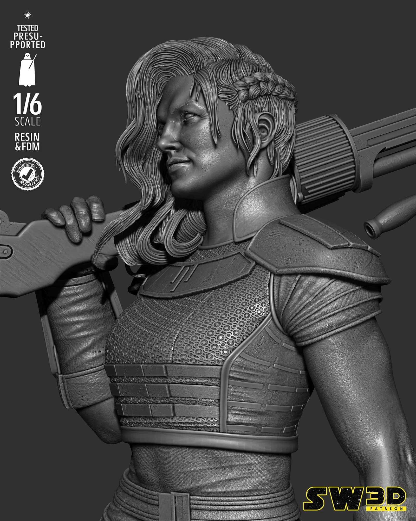 STL - Escultura de Cara Dune