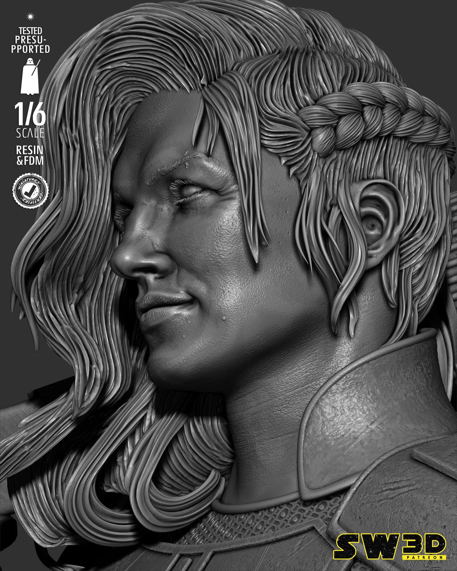 STL - Escultura de Cara Dune