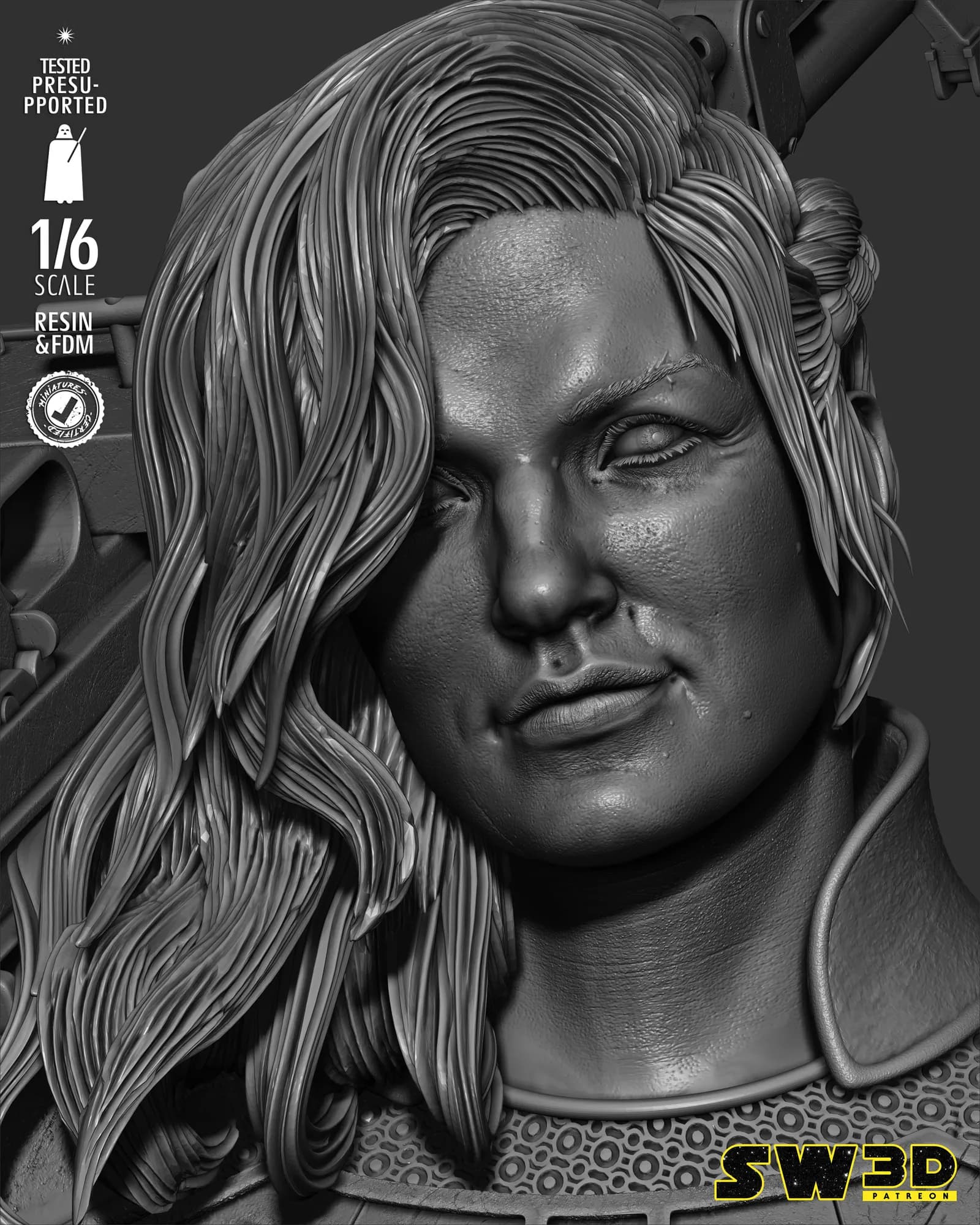 STL - Escultura de Cara Dune