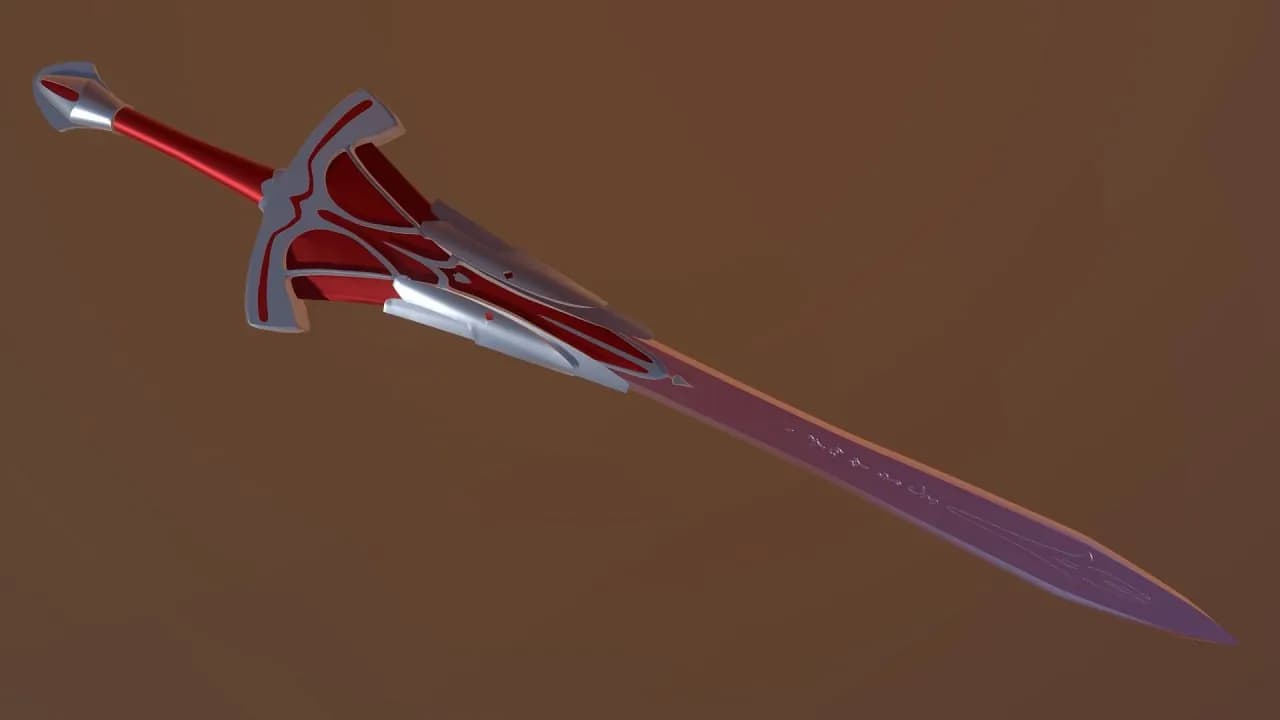 STL - Espada Clarent de Fate/Apocrypha