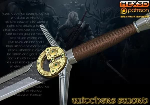 STL - Espada de Brujo de Hex3D