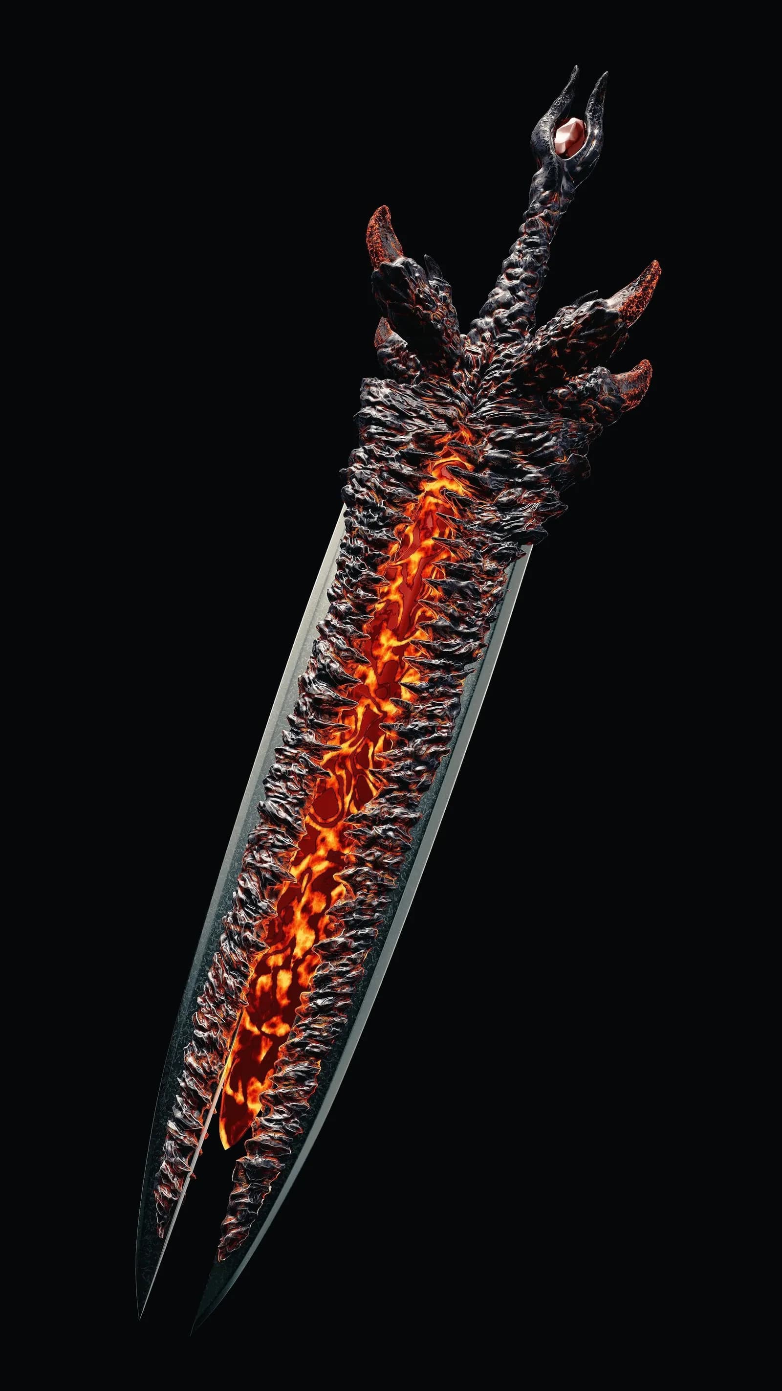 STL - Espada de Dante render 3