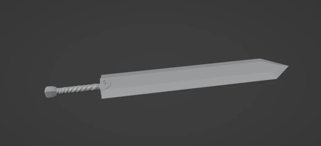STL - Espada de Guts Berserk