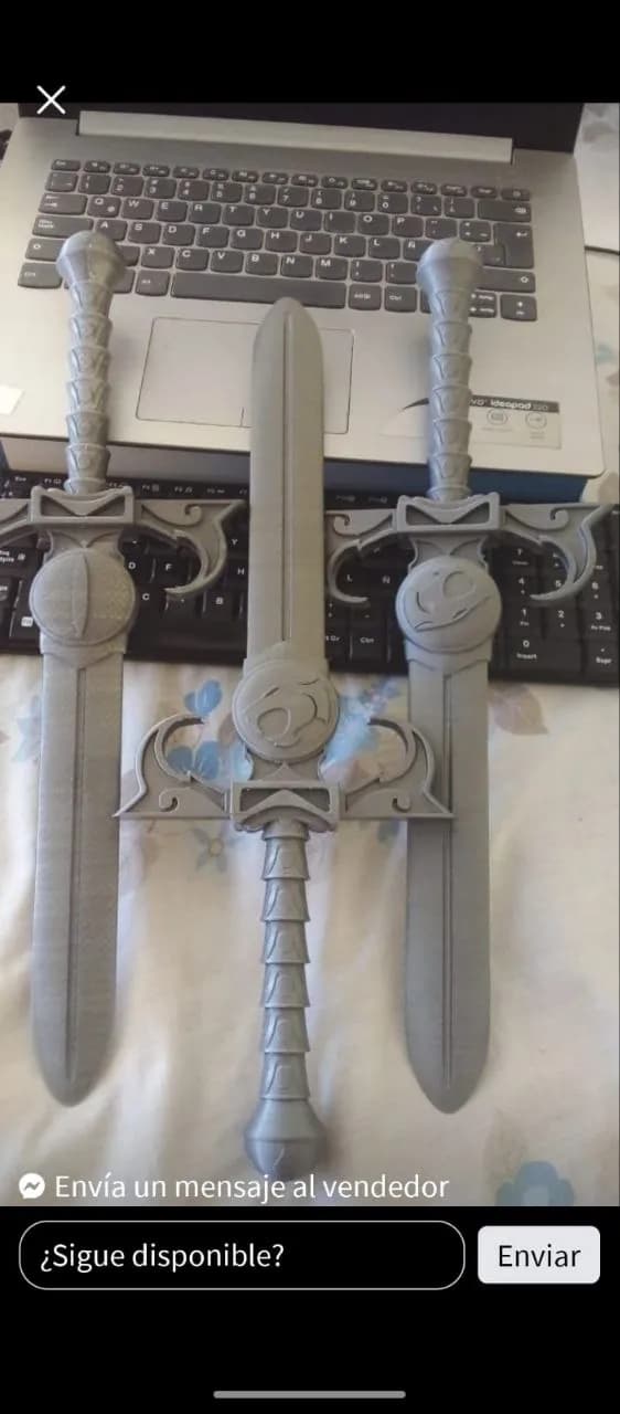 STL - Espada de Panthor Thundercats render 4
