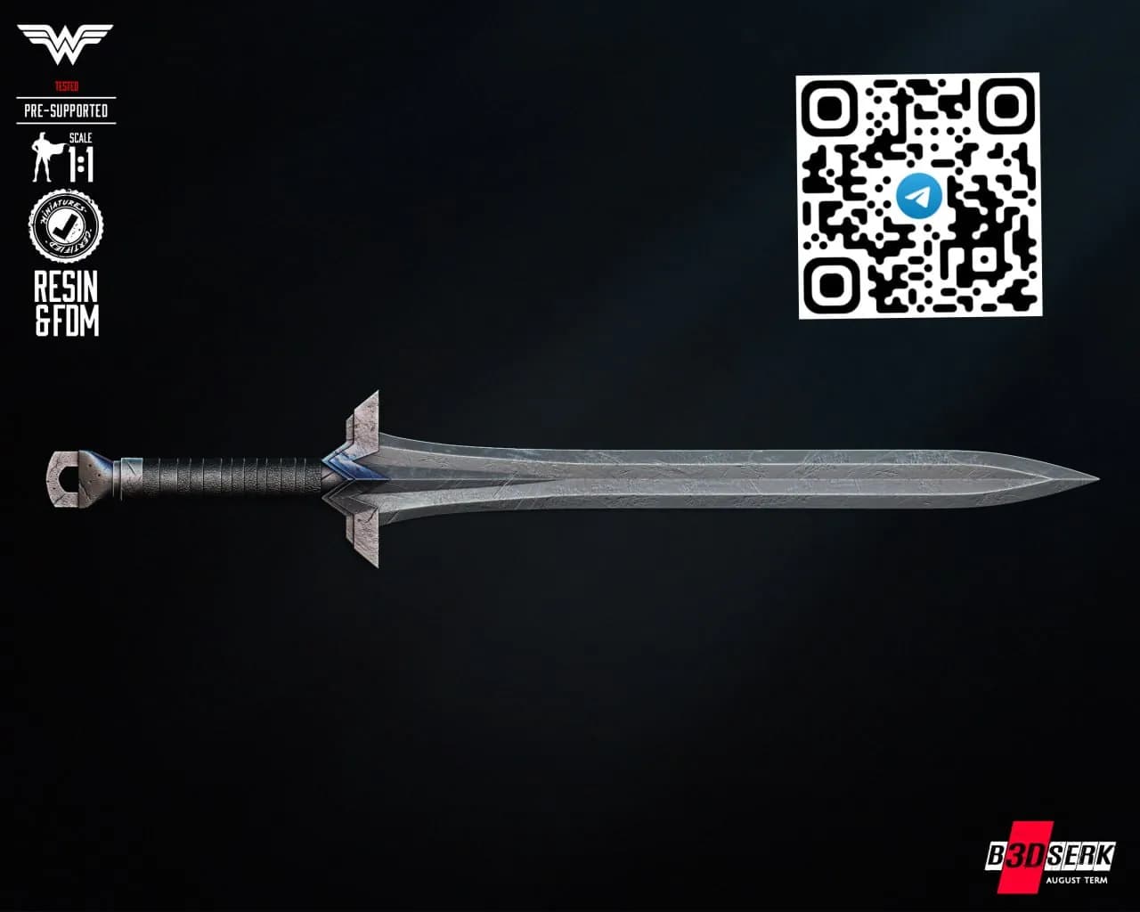 STL - Espada de Wonder Woman