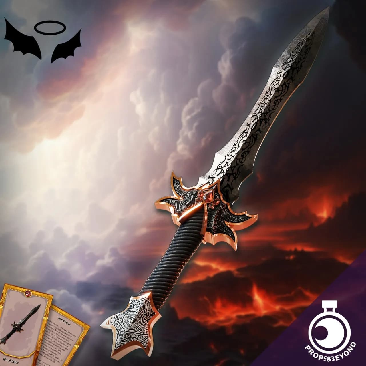 STL - Espada demoníaca de fantasía