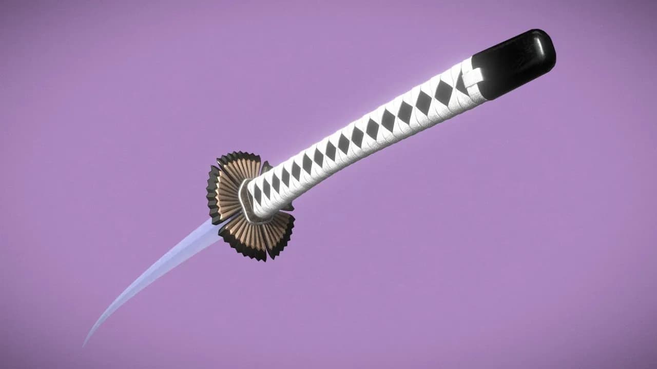 STL - Espada katana tradicional
