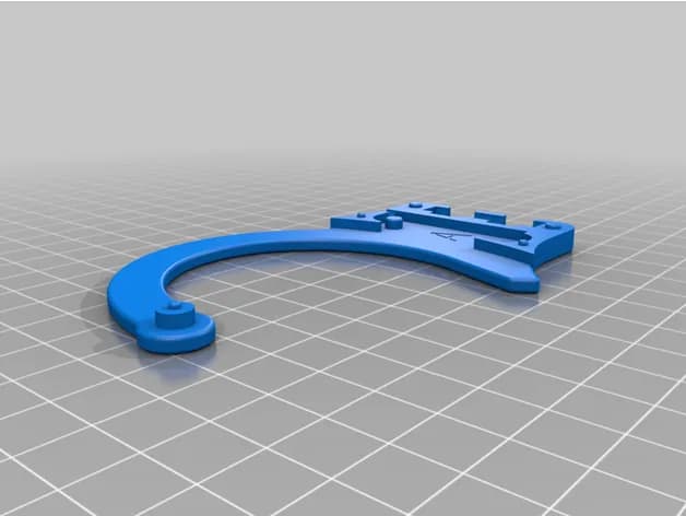 STL - esposas dobles con llave render 4