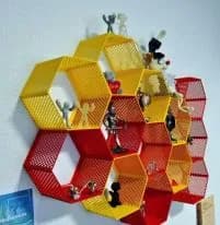 STL - Estantería Hexagonal Fractal