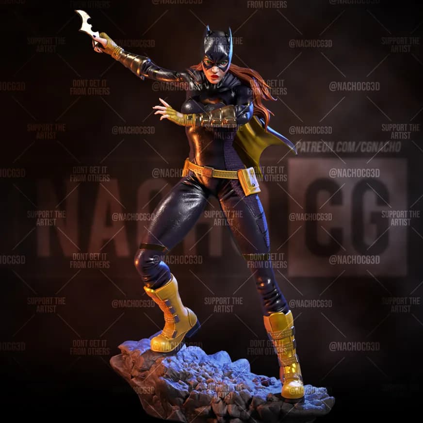 STL - Estatua Batgirl Fan Art