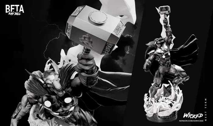 STL - Estatua Beta Ray Bill