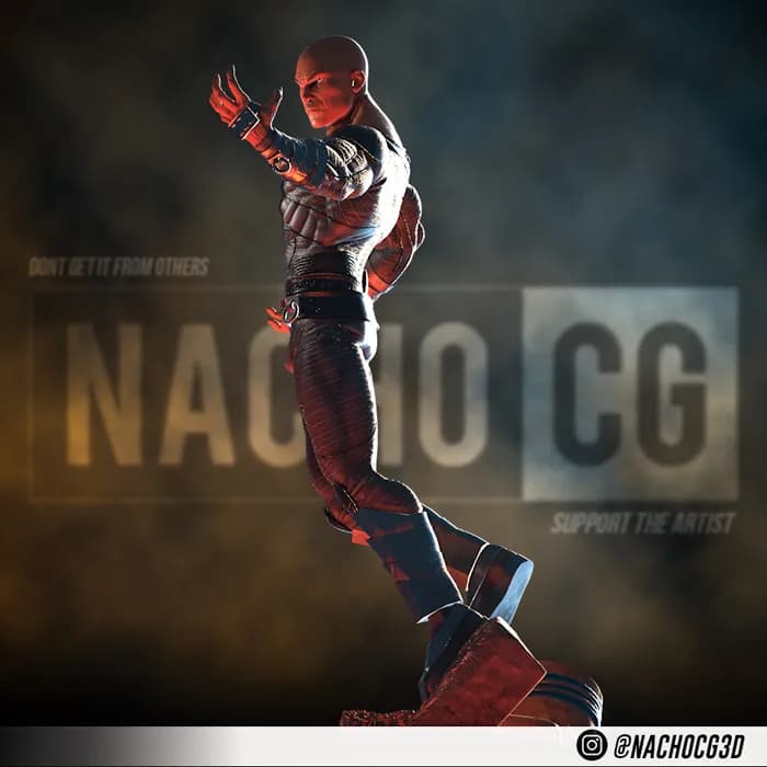 STL - Estatua Black Adam Fan Art