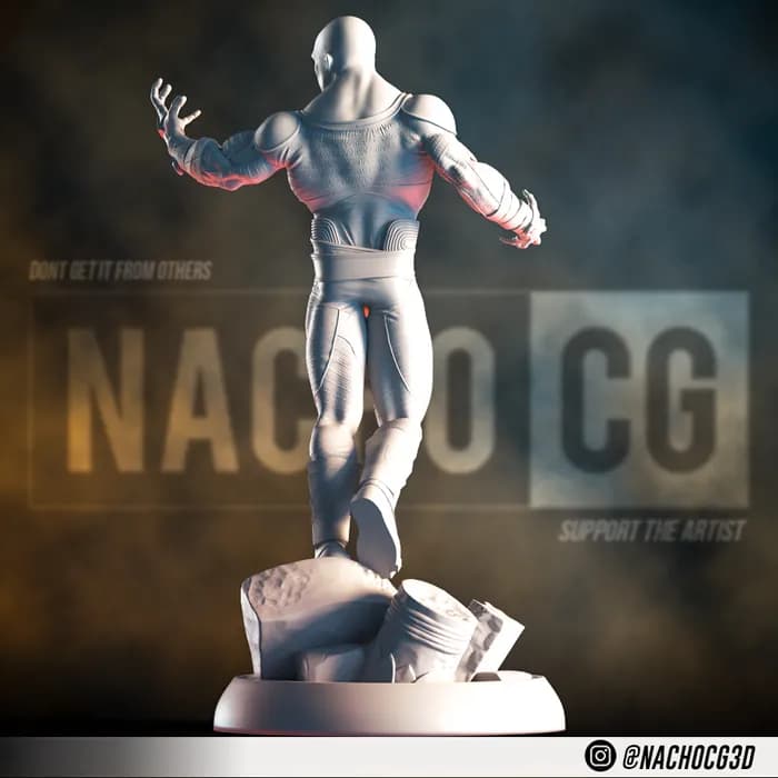STL - Estatua Black Adam Fan Art