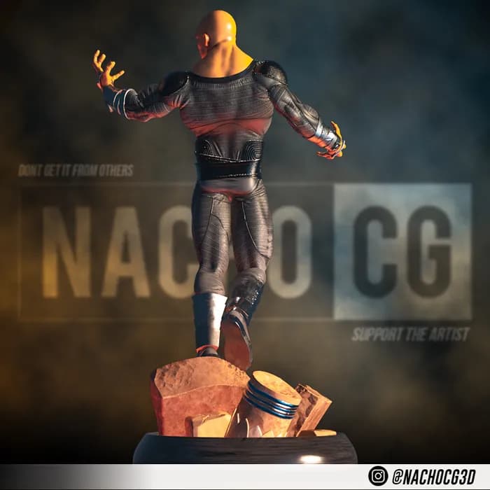 STL - Estatua Black Adam Fan Art