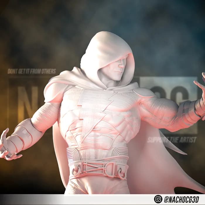STL - Estatua Black Adam Fan Art