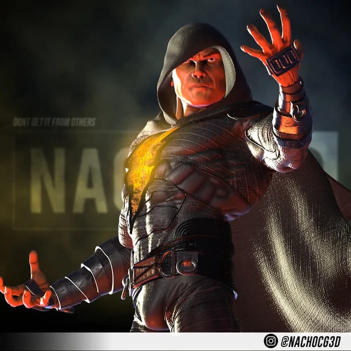 STL - Estatua Black Adam Fan Art