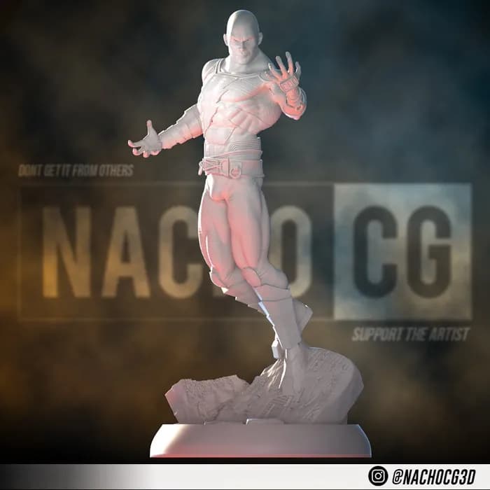 STL - Estatua Black Adam Fan Art