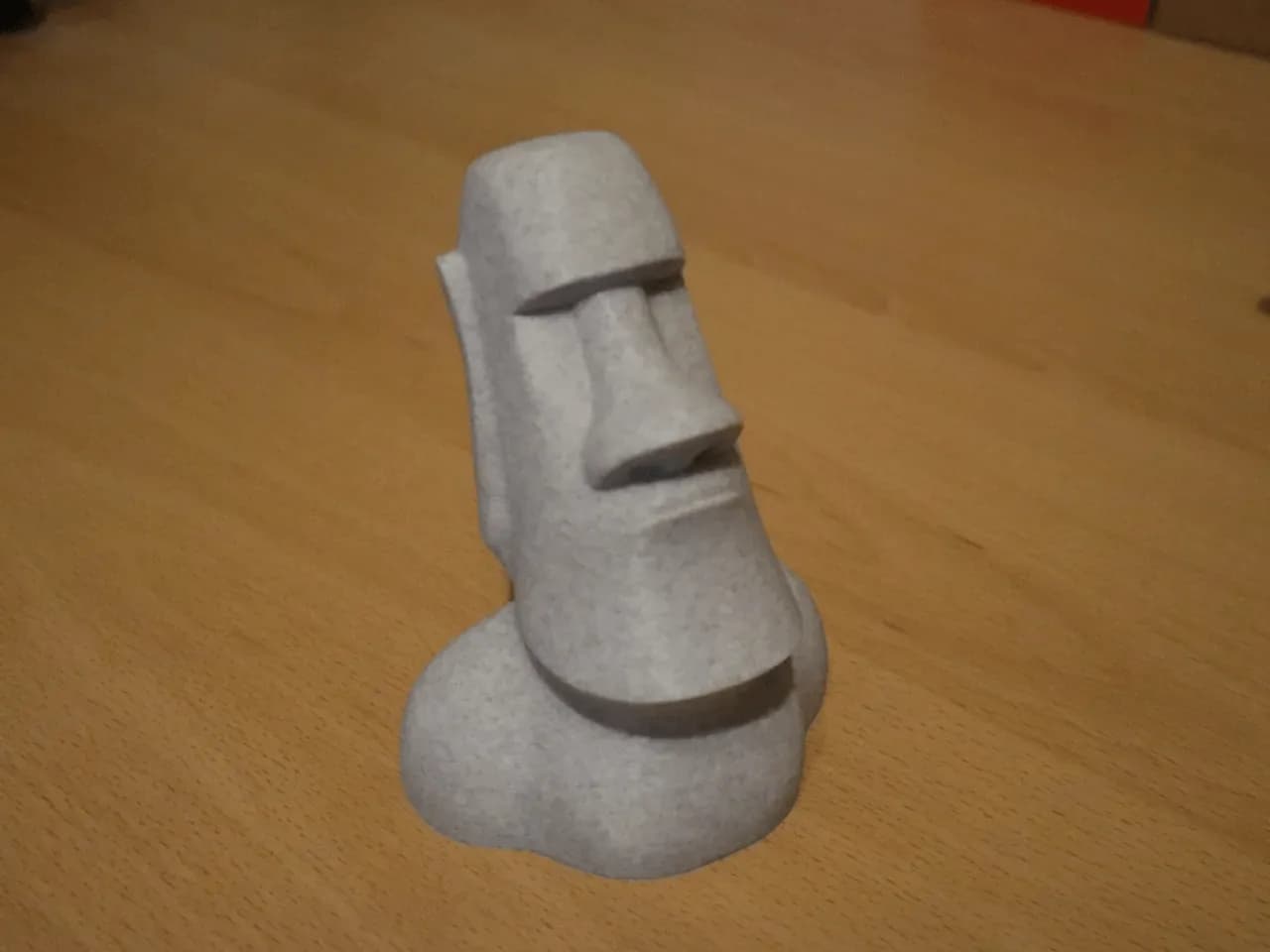 STL - Estatua Moai render 2