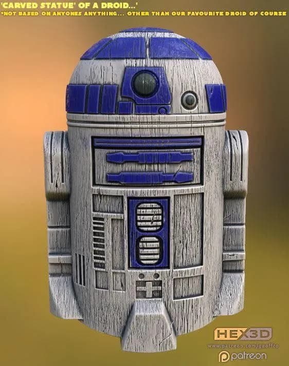 STL - Estatua R2 D2 Tiki