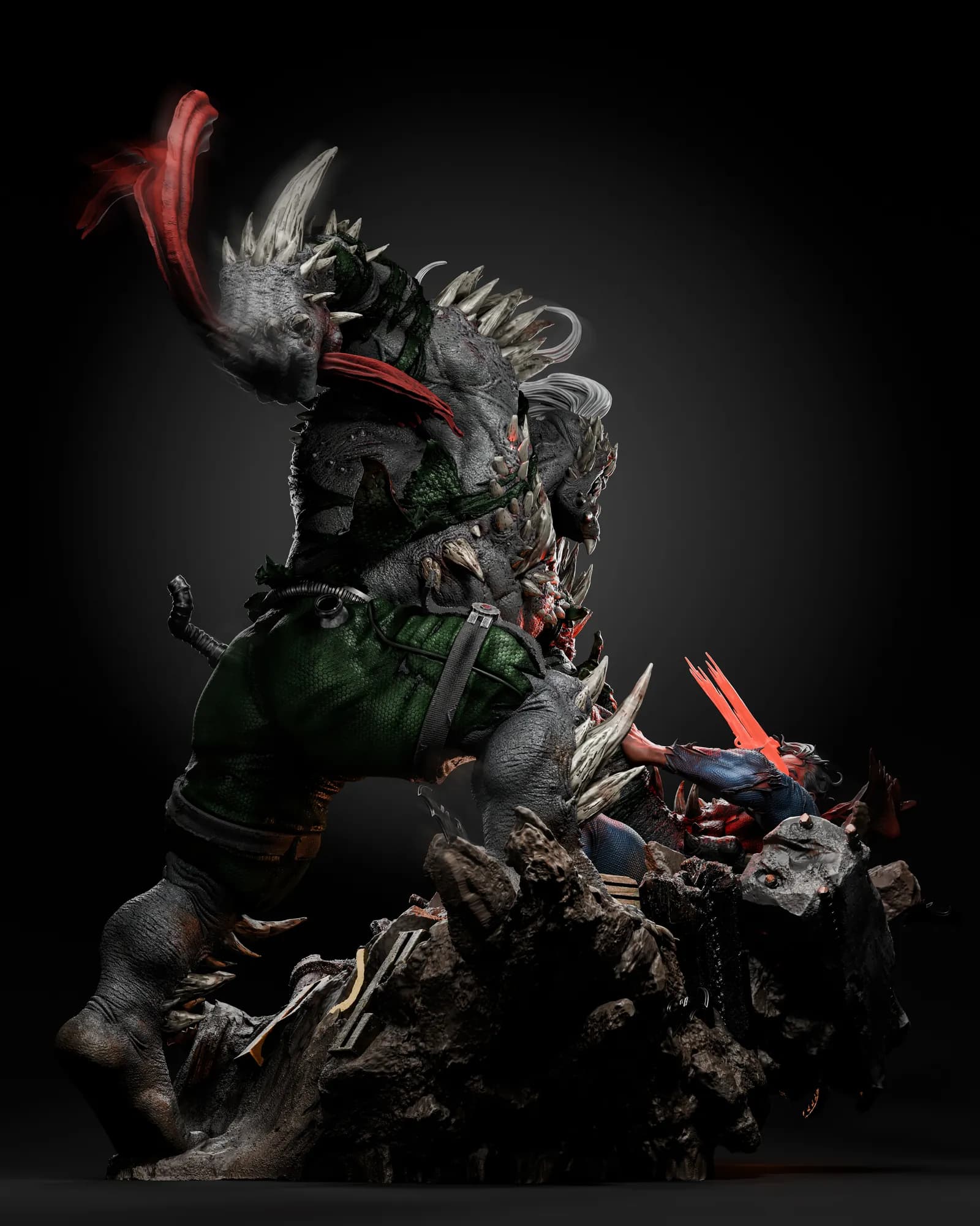 STL - Estatua y busto de Doomsday
