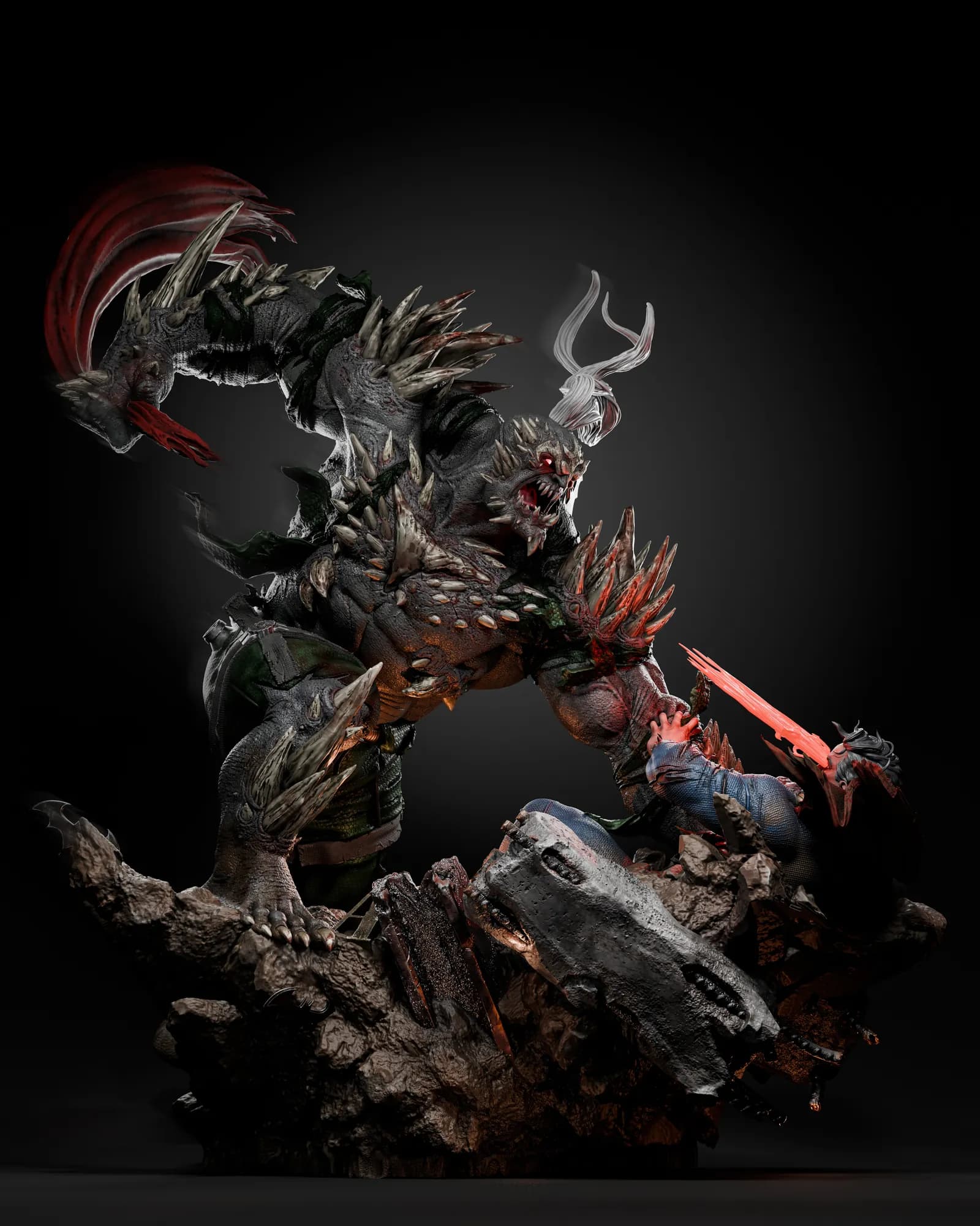 STL - Estatua y busto de Doomsday