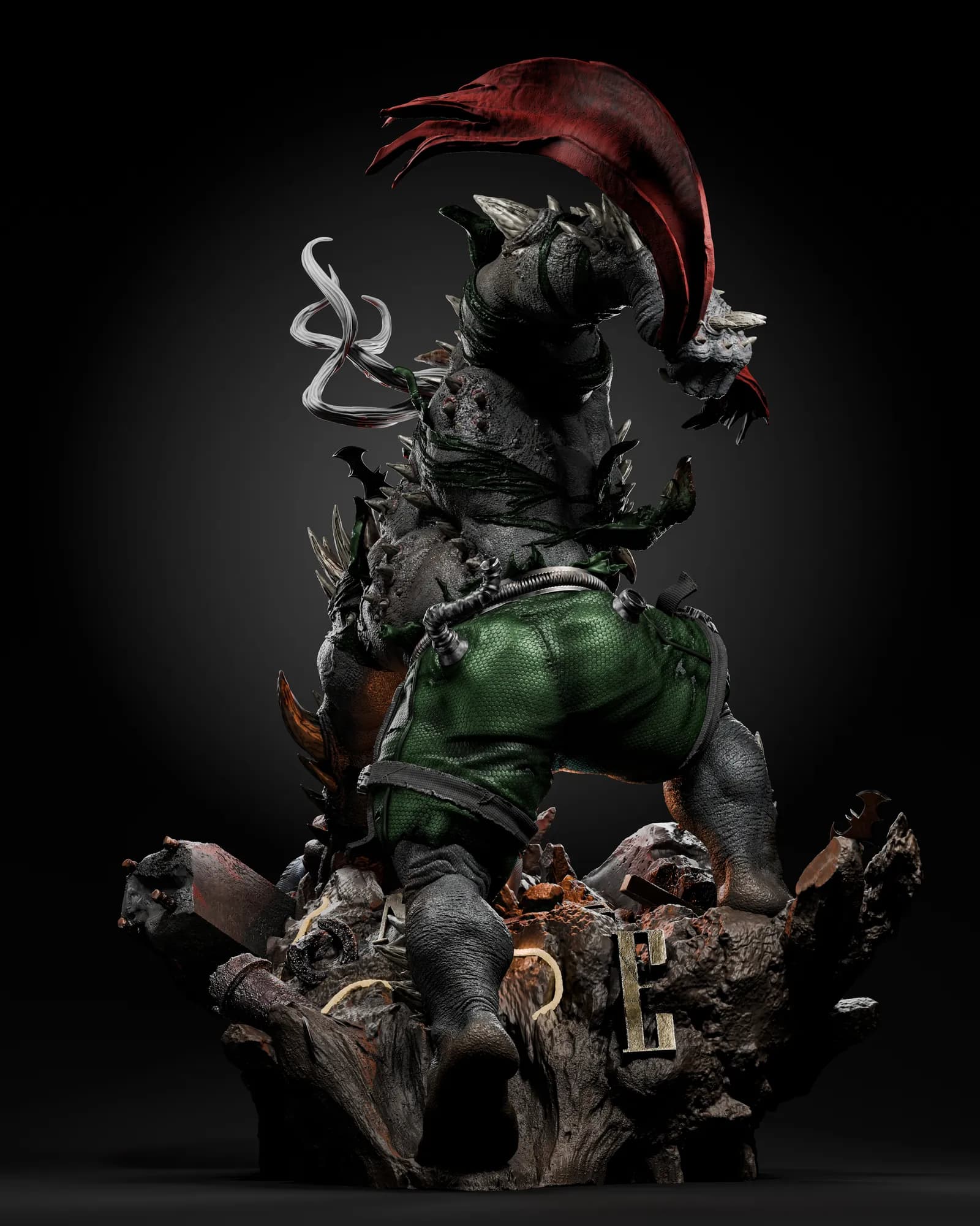 STL - Estatua y busto de Doomsday