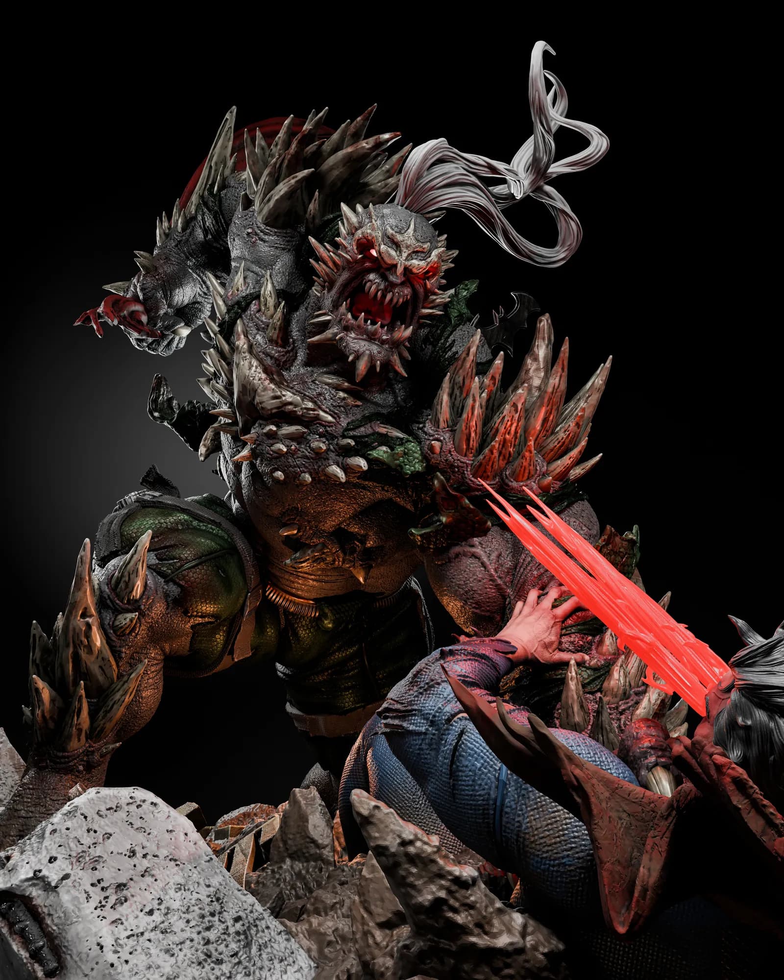 STL - Estatua y busto de Doomsday