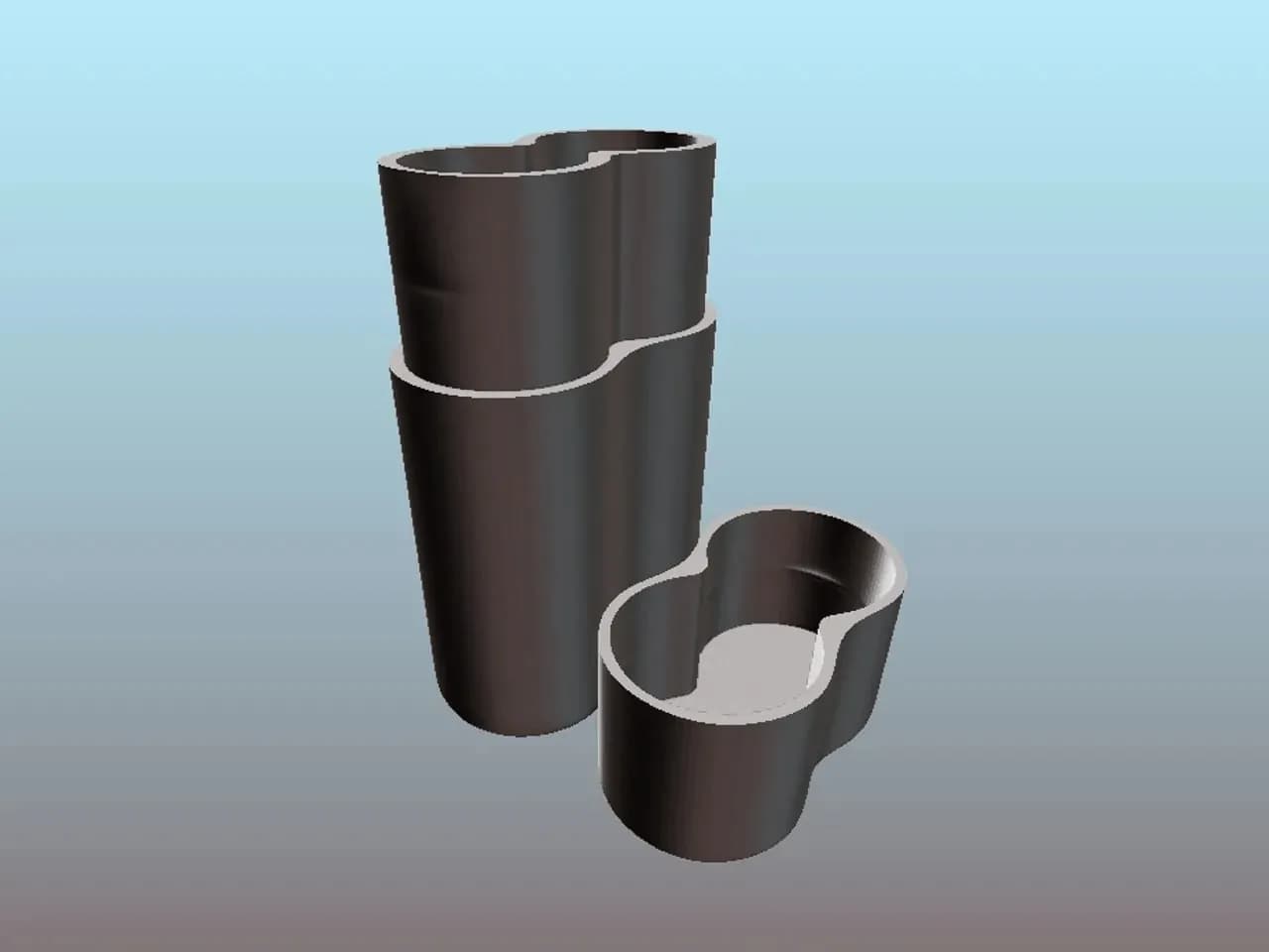 STL - Estuche para batería 18650 render 3