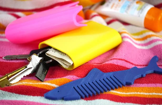 STL - Estuche para llaves de playa