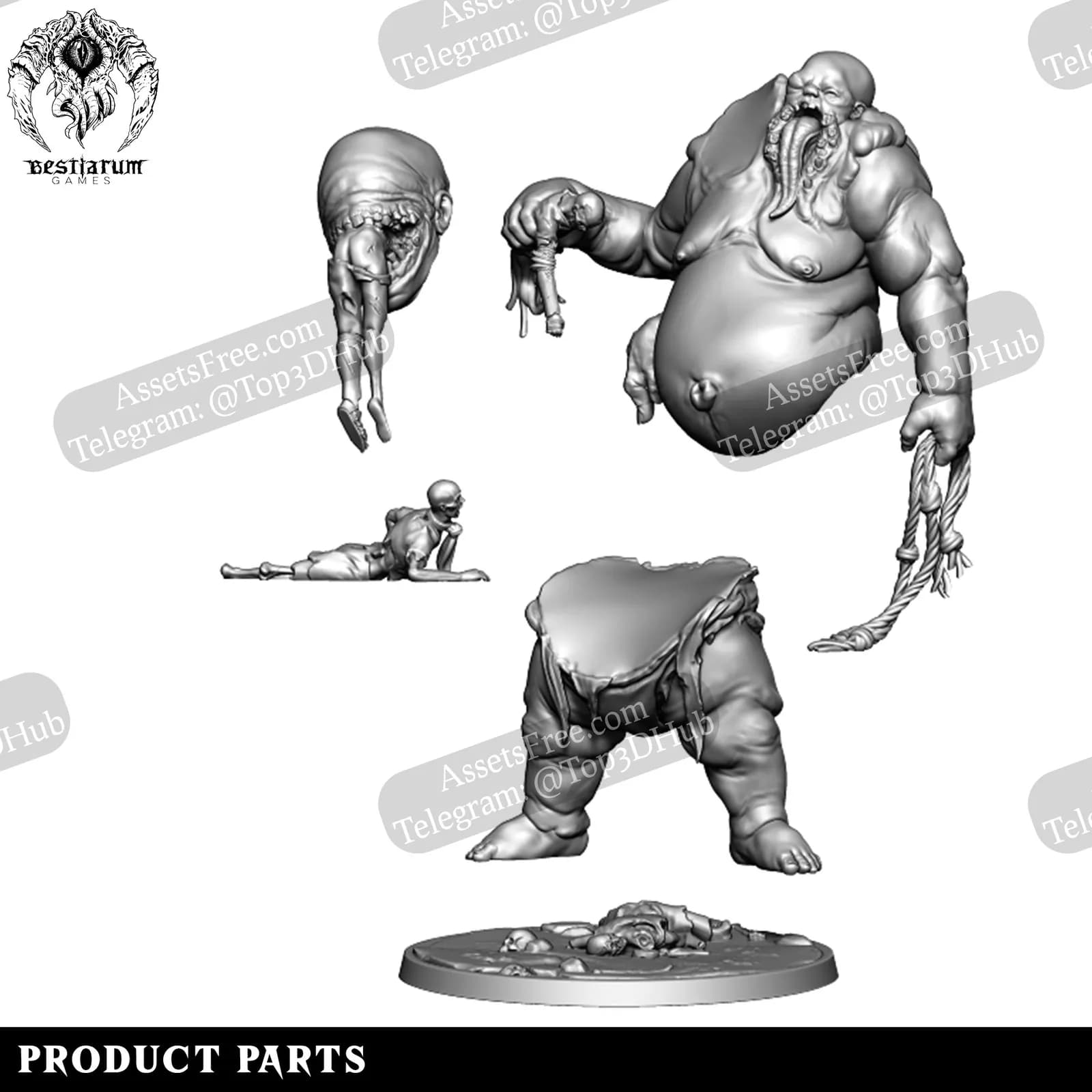 STL - Ettin Younglings render 2