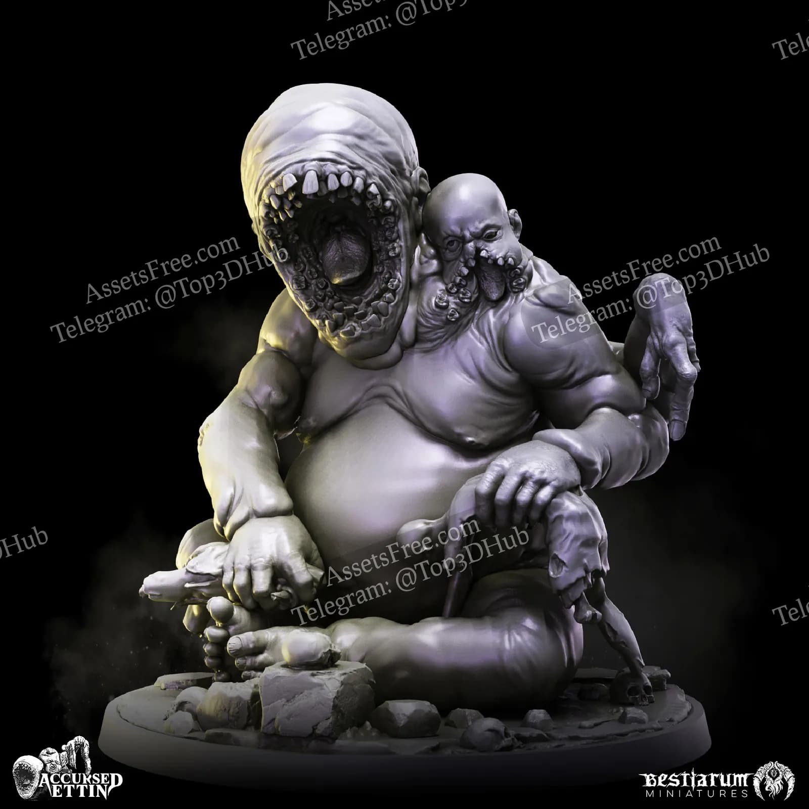 STL - Ettin Younglings render 3