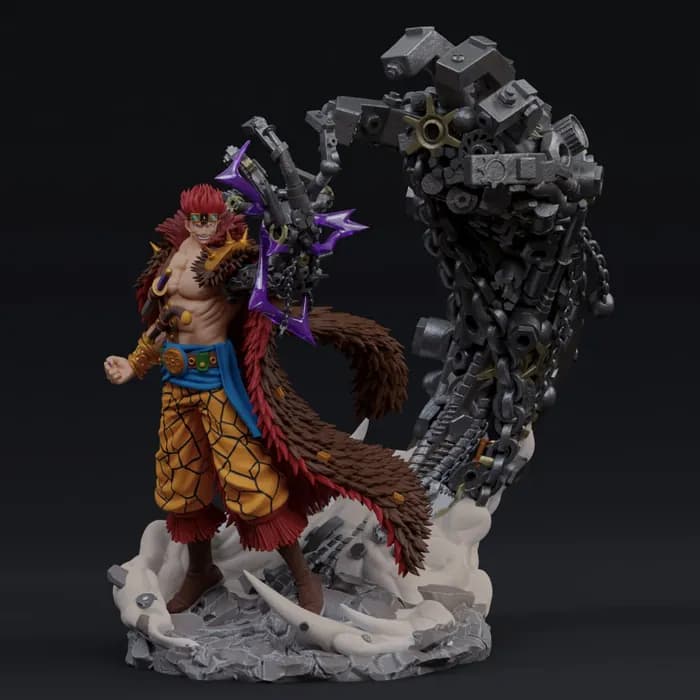STL - eustass kid supreme studio render 2