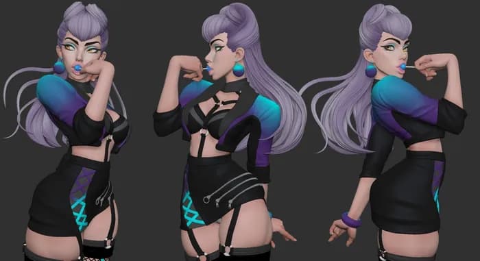 STL - evelvnn kda (2) render 2