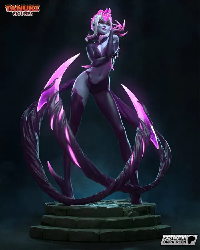 STL - evelynn 3 render 4