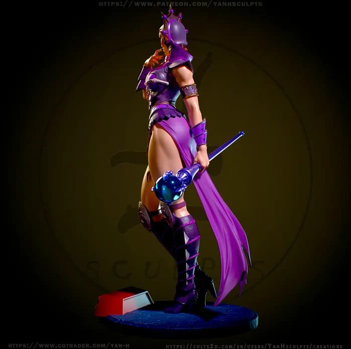 STL - Evil Lyn figura render 3