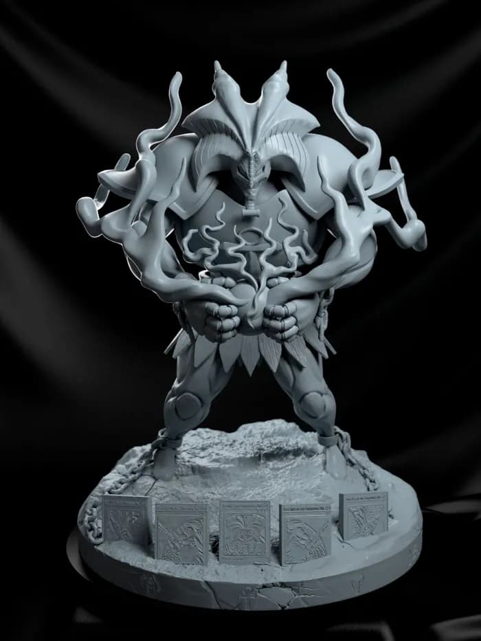 STL - exodia yu gi oh 1 render 2