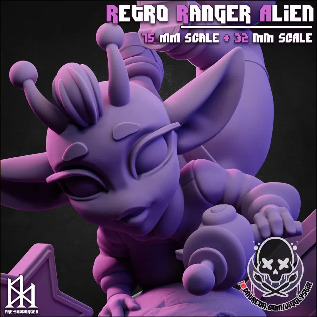 STL - Explorador Alienígena Retro