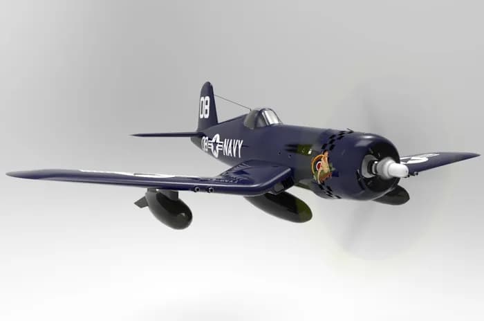 STL - f4u 5n corsair vought 1
