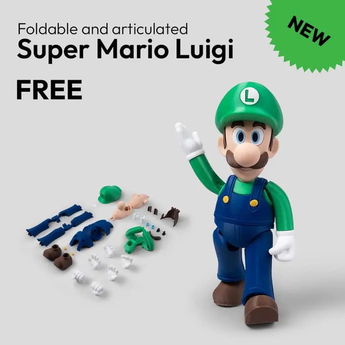 STL - fab365 super mario luigi