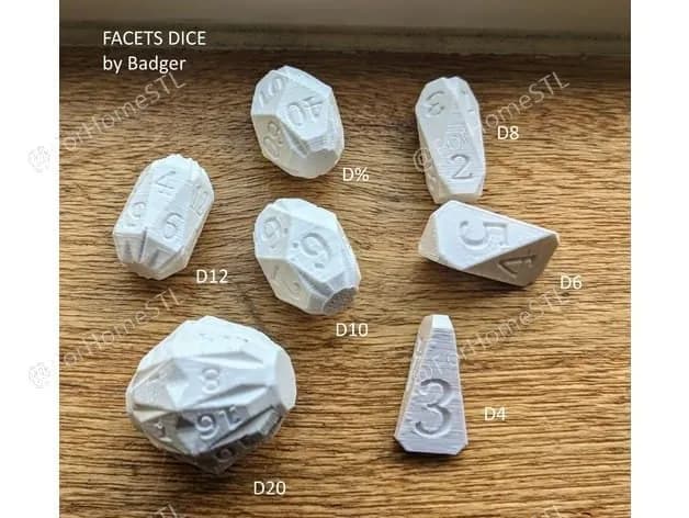 STL - facet dice