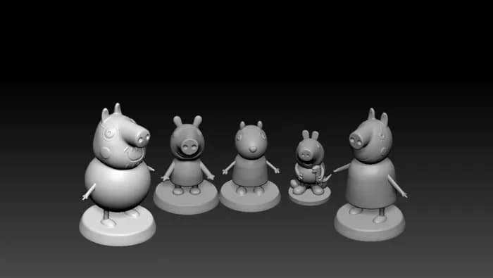 STL - Familia Peppa Pig
