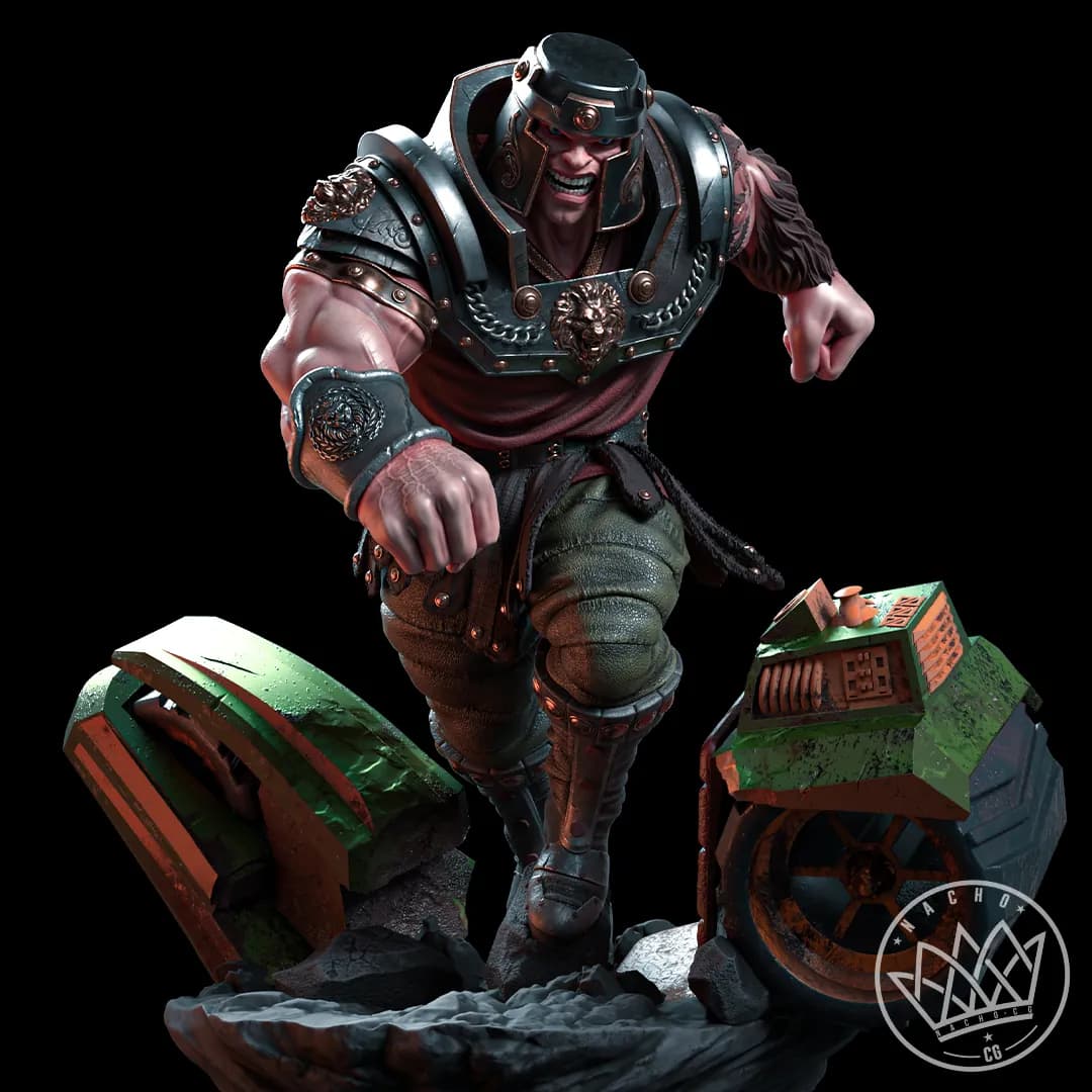 STL - Fan Art Ram Man MOTU render 2