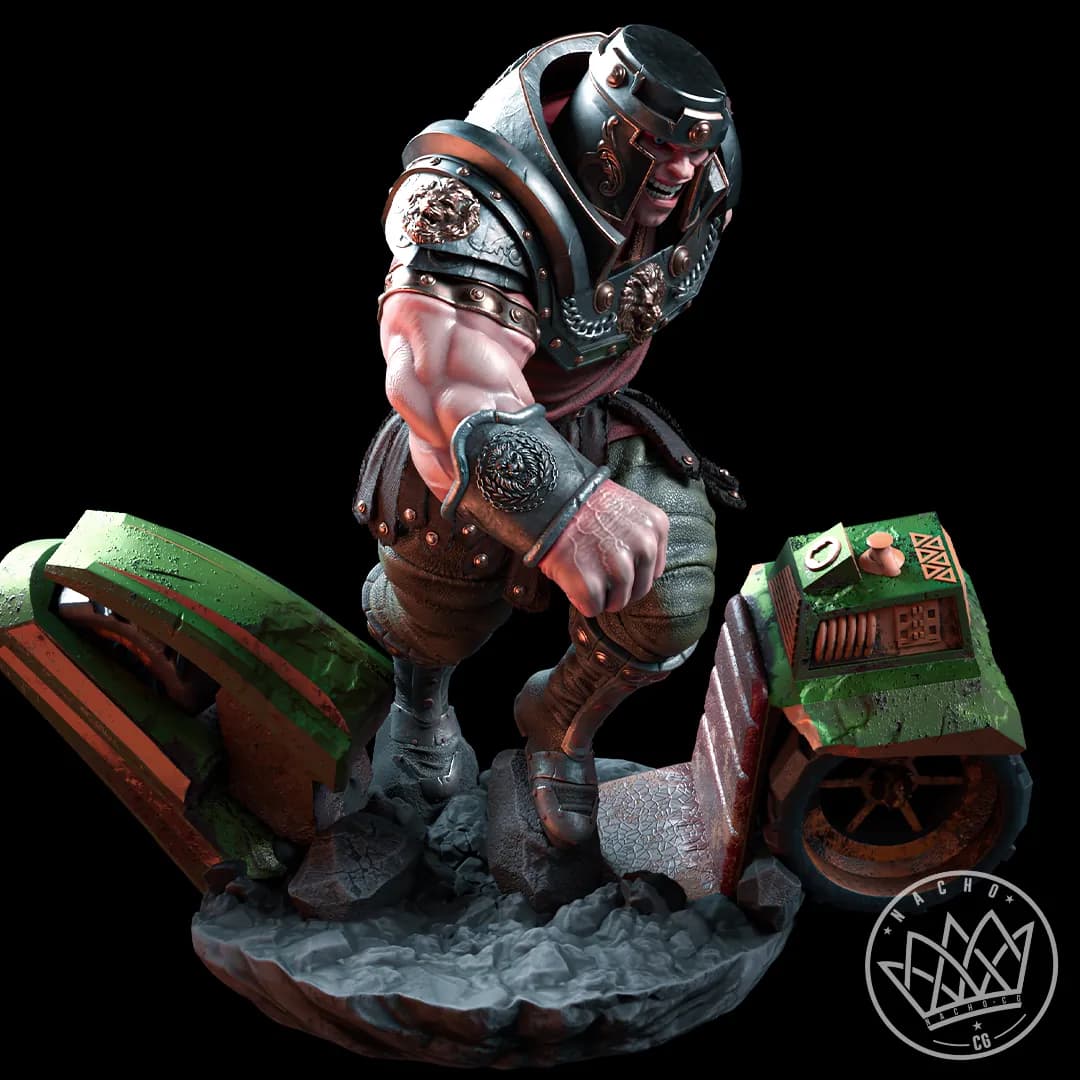 STL - Fan Art Ram Man MOTU render 3