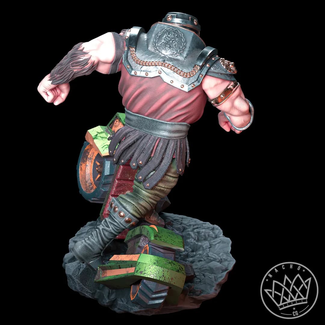 STL - Fan Art Ram Man MOTU render 5