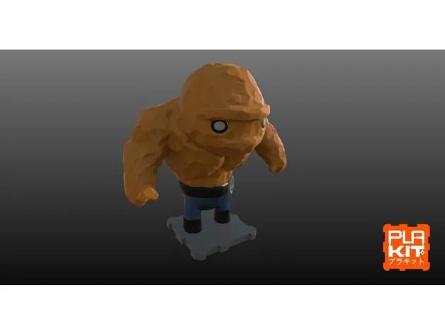 STL - fantastic4 the thing render 2