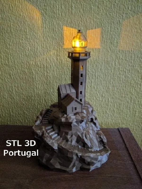 STL - Faro de baja poligonización