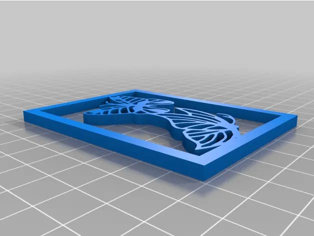 STL - Farolillo de mariposa decorativo render 4